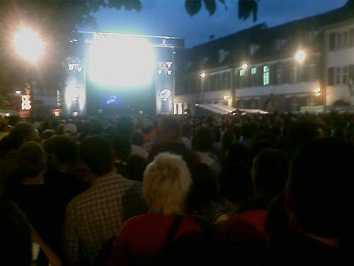 Public Viewing auf dem Münster