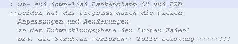 und jetzt ist es bei mir :-(